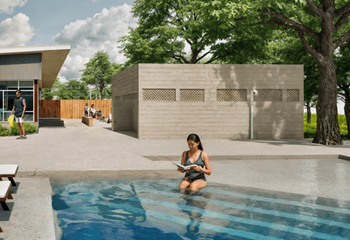 Resort-style pool